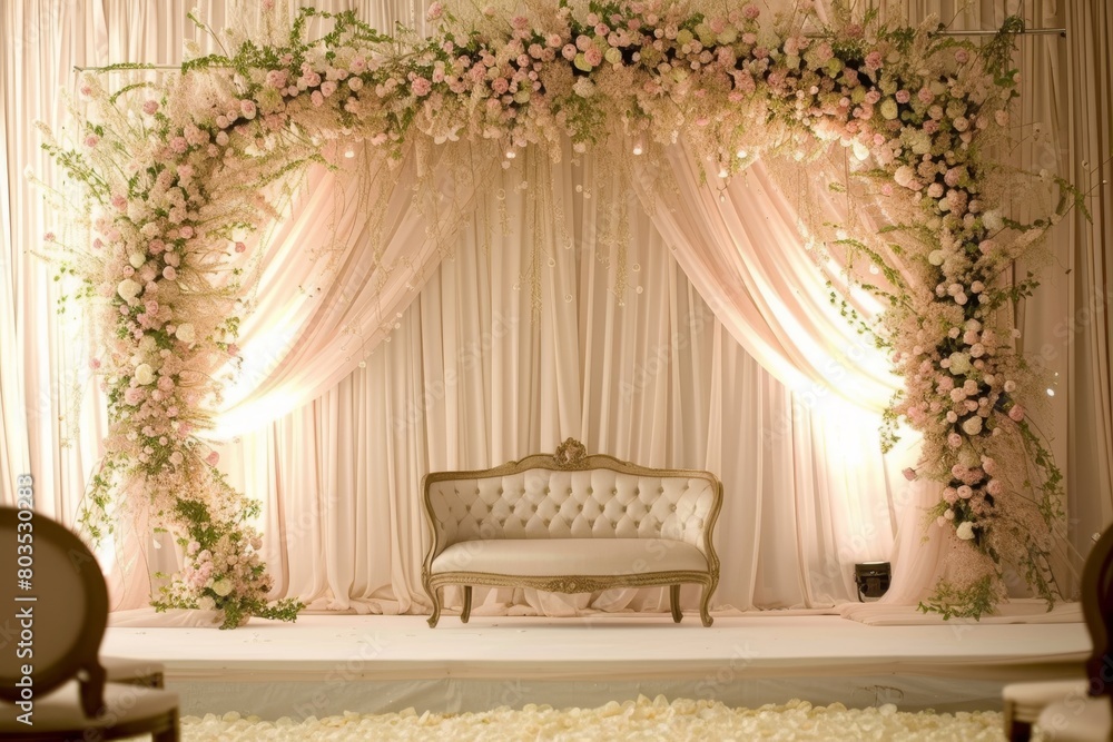 wedding stage decoration. stage decoration for wedding. wedding ...