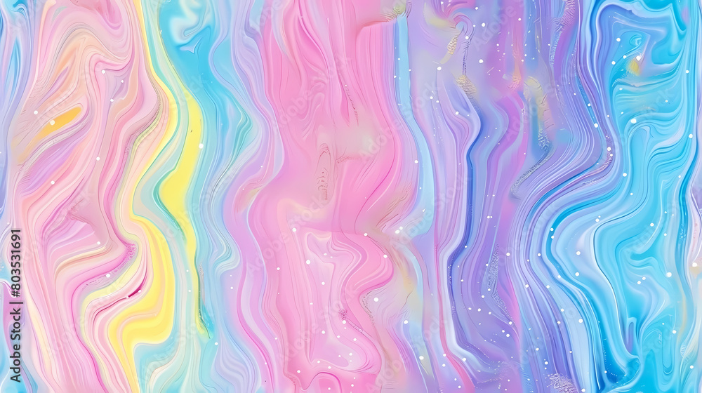 Pastel Swirls in Abstract Artwork Pastel Swirls in Abstract Artwork