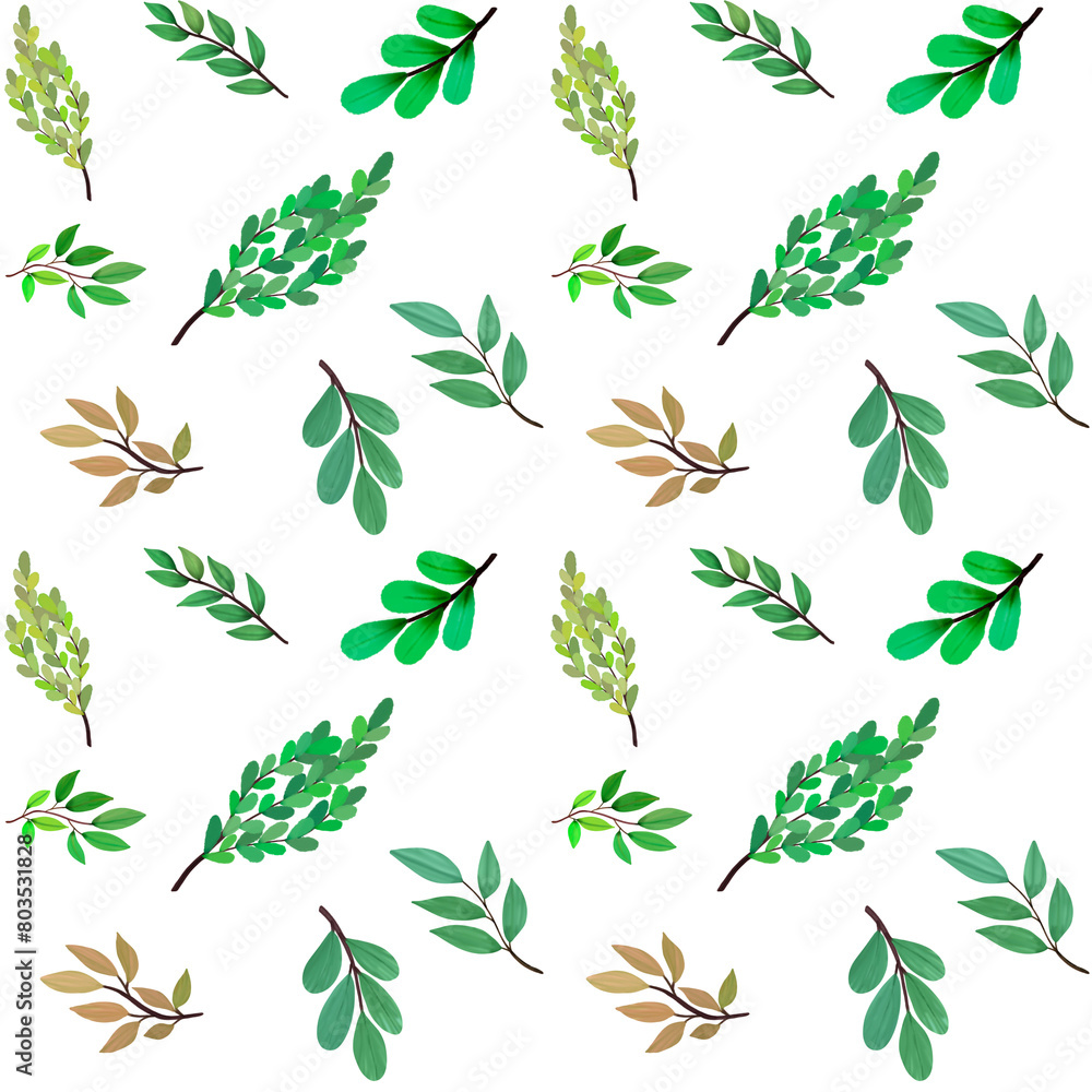 pattern with leaves pattern with leaves