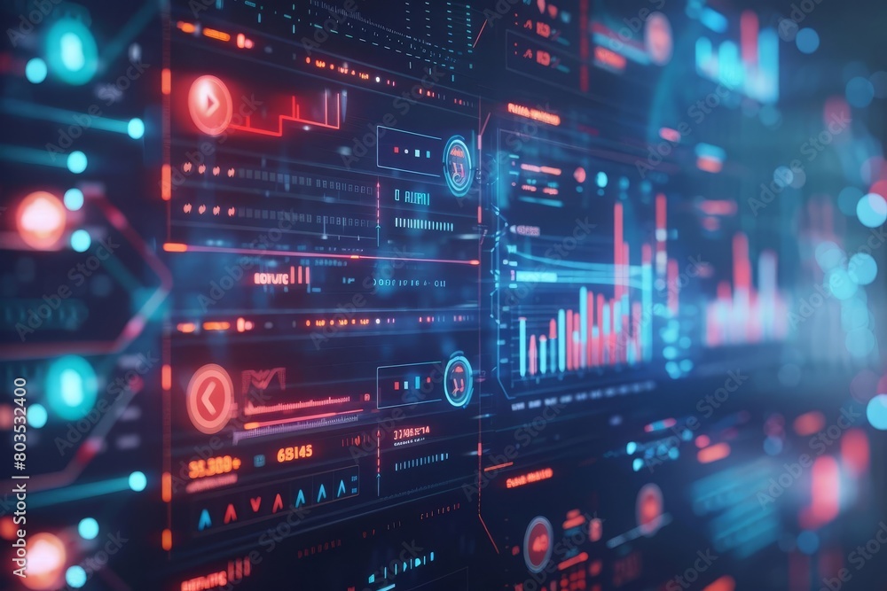 futuristic computer technology background digital interface and data visualization concept illustrations futuristic computer technology background digital interface and data visualization concept illustrations