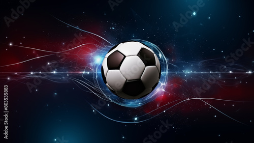 soccer ball on fire © Creative-Touch