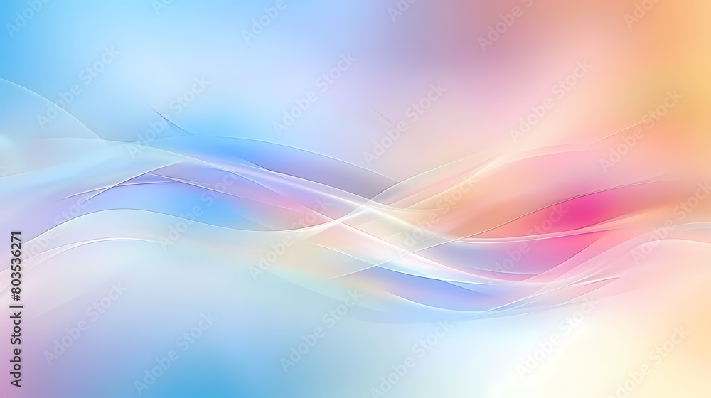 Abstract Pastel Swirls of Color in Soft Focus Abstract Pastel Swirls of Color in Soft Focus