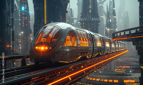 Rapid transit, futuristic rail systems linking metropolises