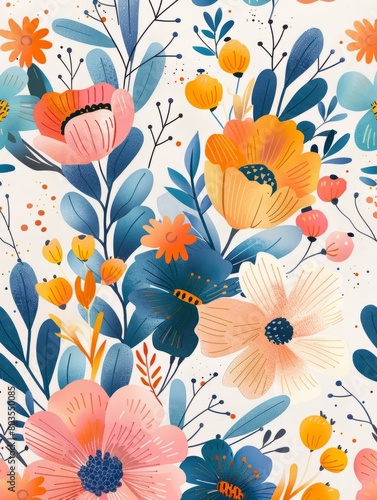 background with flowers