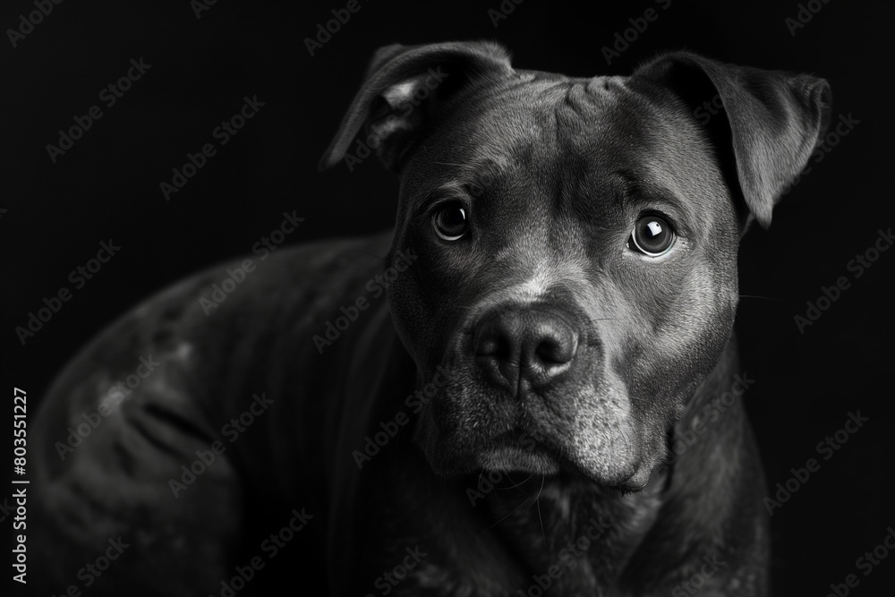 portrait of a black dog portrait of a black dog