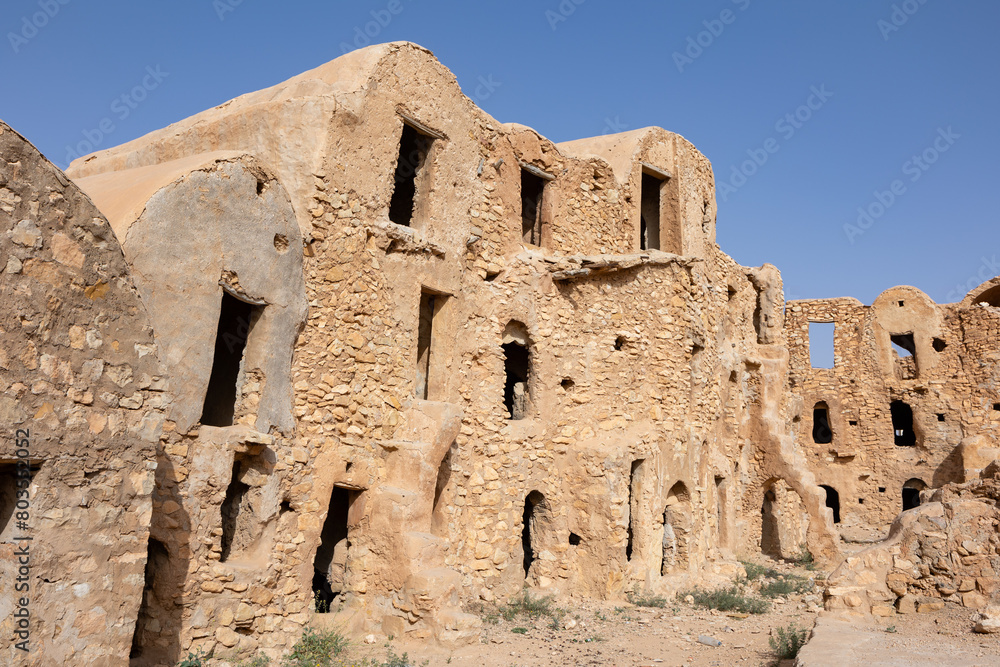 Historical construction of Ksar Mgabla - manifestation of Berber architecture in Tunisia