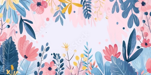 background with flowers