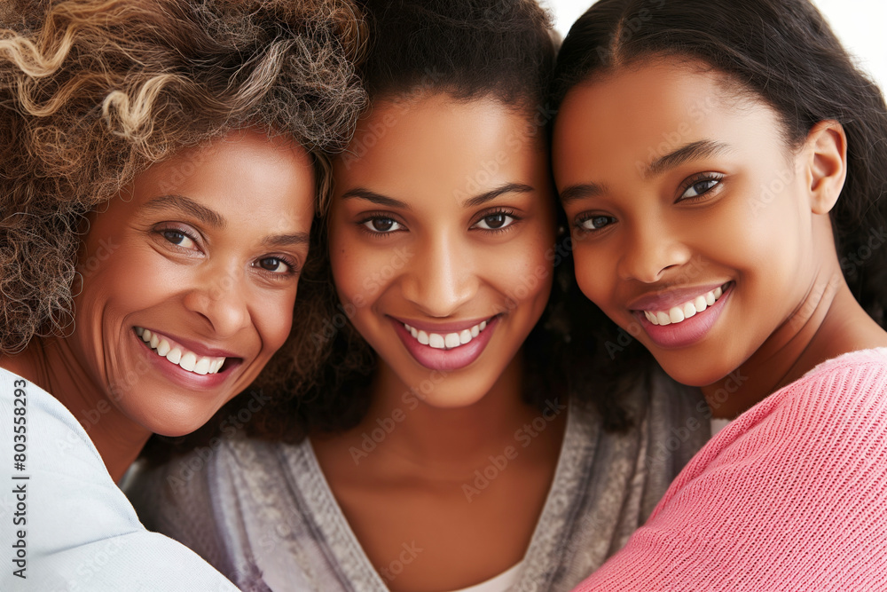 Three generations of African American family Three generations of African American family