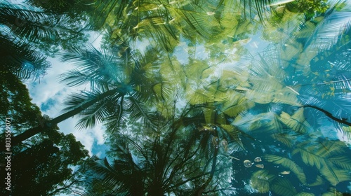 Multiple exposure of tropical trees