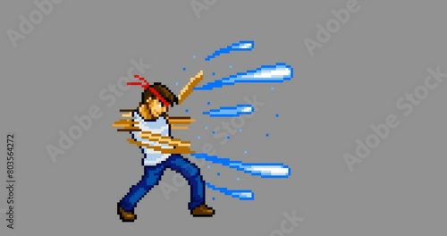 Tシャツ格闘家百裂拳