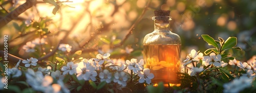 Natural Remedy  Floral Essential Oil for Wellbeing