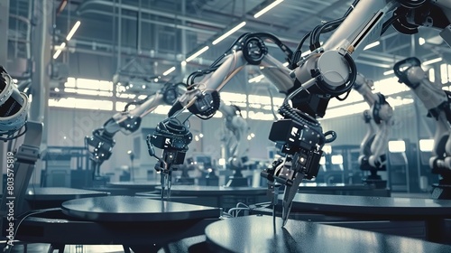 Automation and AI in Manufacturing: Advanced sectors using artificial intelligence and automated systems to enhance productivity. 