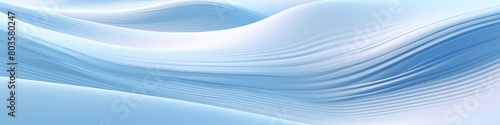Light blue abstract wave banner, background