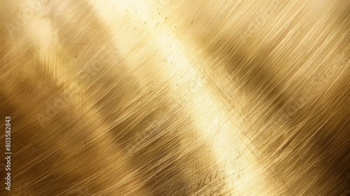 Shiny gold geometric metal texture adds elegance and sophistication, Ai Generated.