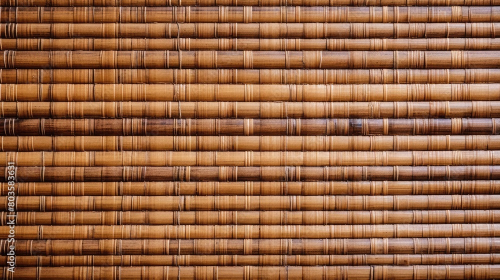 Brown bamboo weave texture, a nature background with handicraft charm. Ai Generated. Brown bamboo weave texture, a nature background with handicraft charm. Ai Generated.