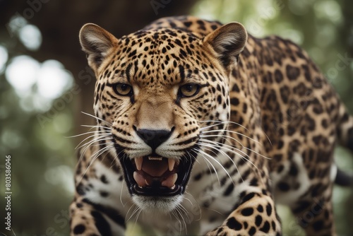  leopard pointing isolate ferocious cat head wild jaguar white angry eye stalking face isolated animal look camera running photographer panther tiger sprint vision chase emotion front shooter scenery 