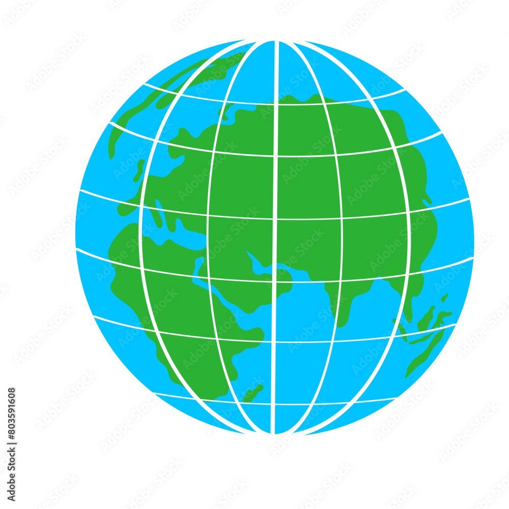 Globe Vector Icon Illustration Globe Vector Icon Illustration