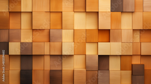 imagine An abstract composition of an empty wooden surface in a smooth maple tone.