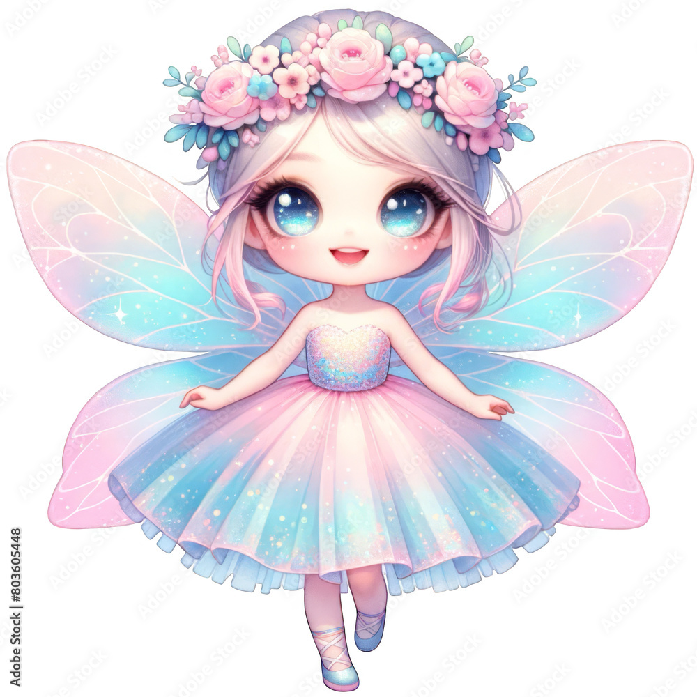 Cute fairy isolated 
