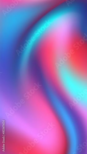 Stylish Mesh Blur Vertical Background: Infuse style into your visuals with this pink and blue mesh wave blur design. Ideal for website backgrounds, flyers, posters, and social media