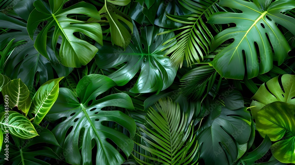 Tropical leaf background Tropical leaf background