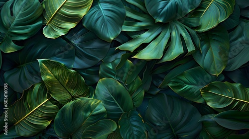 Tropical leaf background