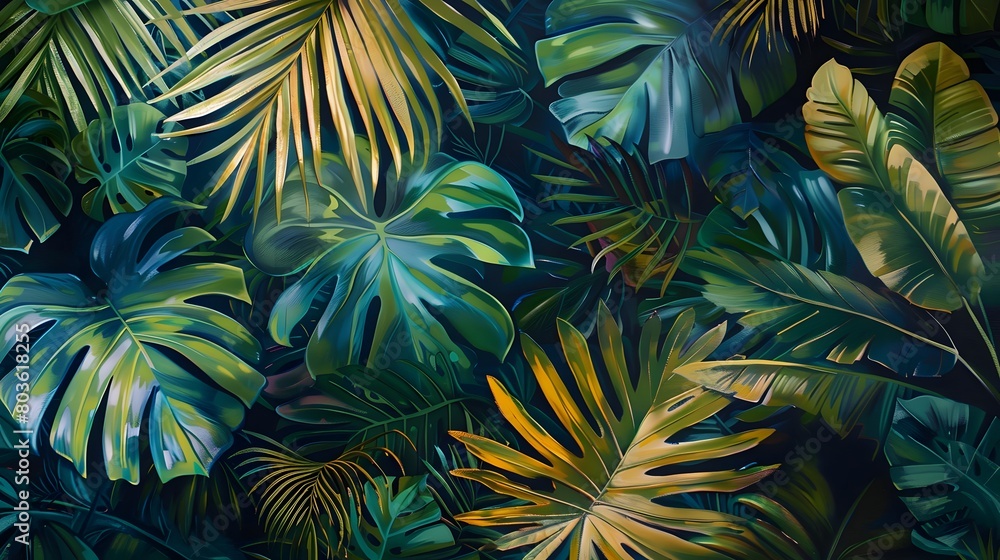 Tropical leaf background Tropical leaf background