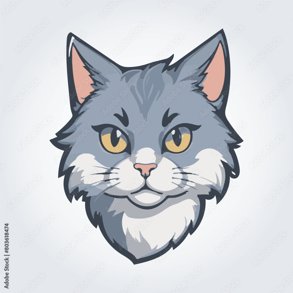cute cat logo cute cat logo