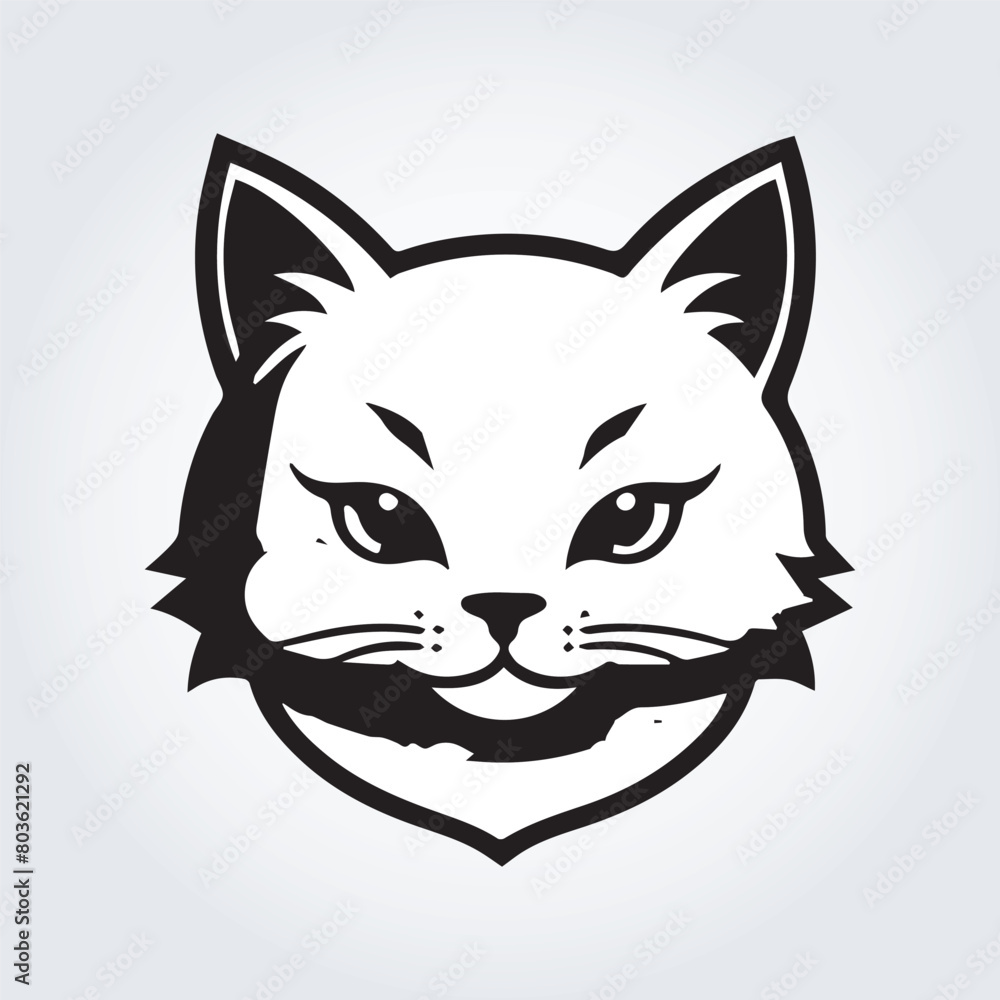 cute cat logo cute cat logo