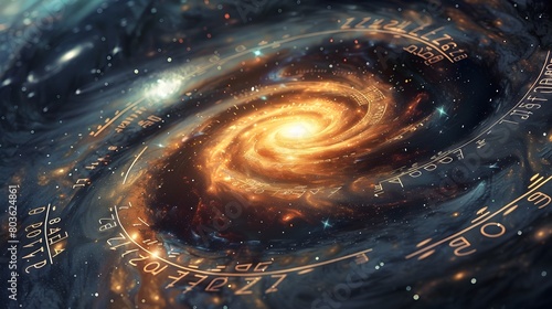 Awe Inspiring Swirling Galaxy Illuminates the Cosmic Vastness of the Universe