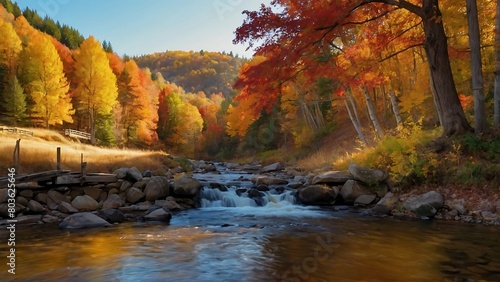 autumn in the mountains Autumn Tranquility Scenic Countryside in Fall 