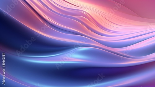 Wallpaper showcasing an abstract surface with ripples in a holographic spectrum  futuristic and mesmerizing  background