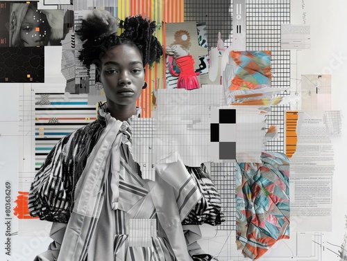 Visualize a fashion magazine spread featuring interviews with top designers who specialize in sustainable fashion