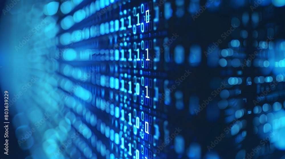 Binary background Binary background