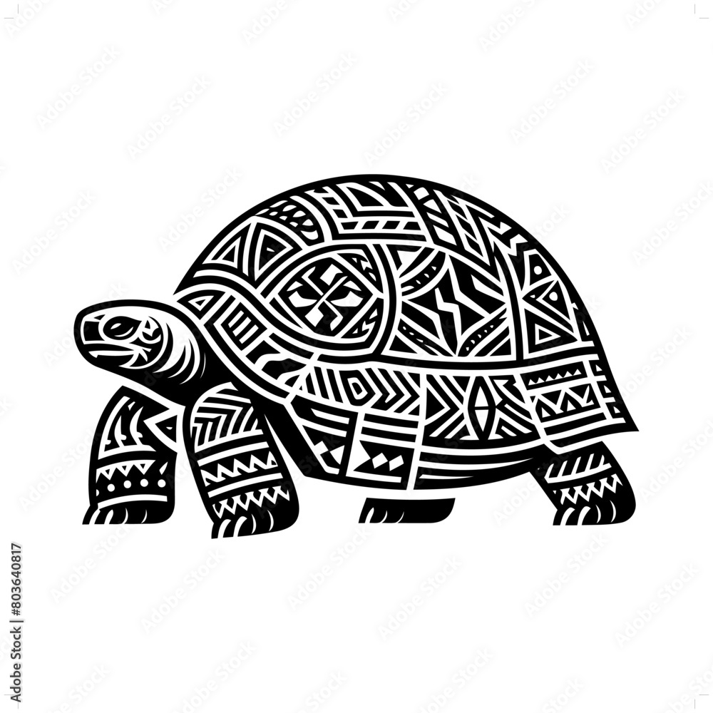 turtle, tortoise silhouette in animal ethnic, polynesia tribal illustration turtle, tortoise silhouette in animal ethnic, polynesia tribal illustration