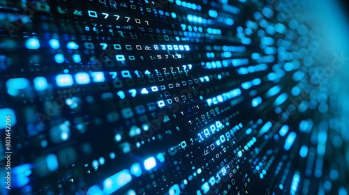 Wallpaper Mural Binary background Torontodigital.ca