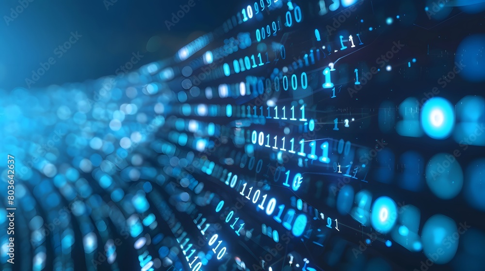 Binary background Binary background