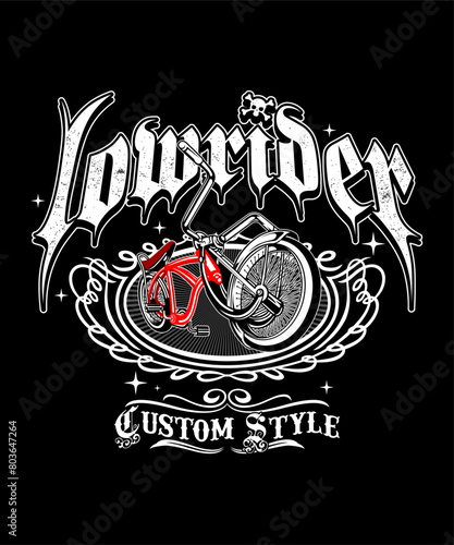 lowrider Style Vintage art Illustration