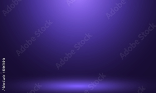 smooth gradient purple light studio room with copy space for you product design, suitable for business template backdop © ikkiae01