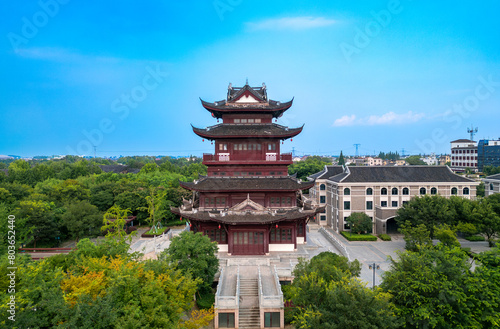 The scenery of nanxun ancient town  Huzhou City  Zhejiang province  China
