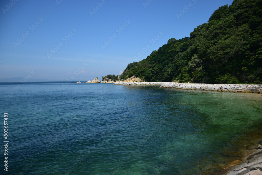 Obraz premium 風早長浜海岸