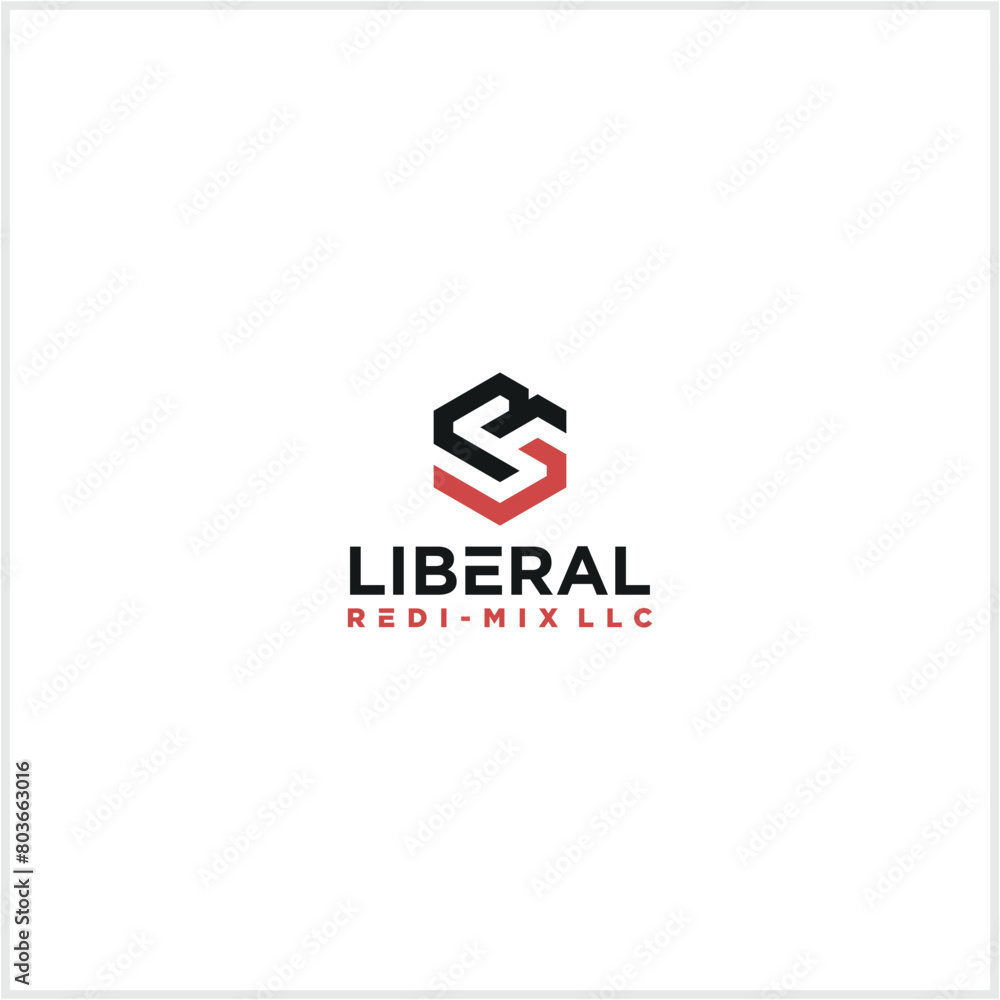 lr initials polygon logo lr initials polygon logo