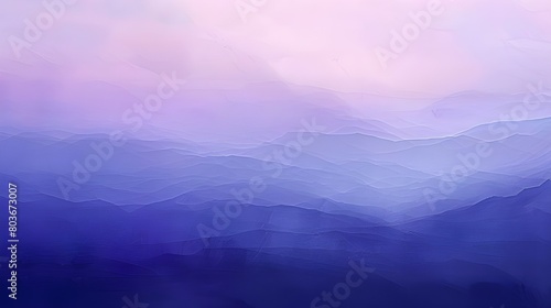 Serene Abstract Wavy Background in Soothing Lavender Hues © Muzikitooo