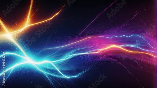 abstract background with lightning