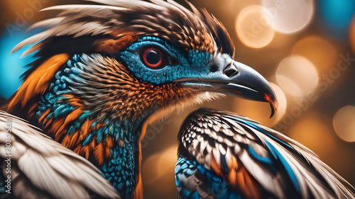 close up of an eagle photo