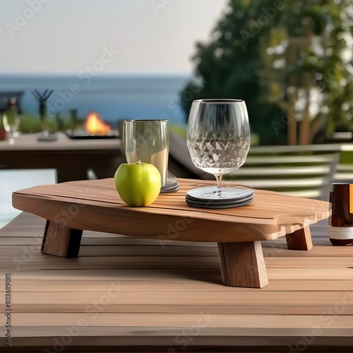 Collection of wine glass holder for picnic table splashes with picnic table wine glass holder2 photo