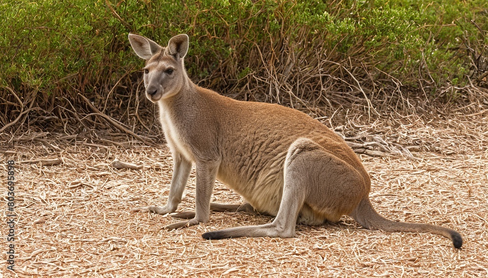 Fototapeta premium Kangaroo Paradise: Kangaroo Ecology on Kangaroo Island