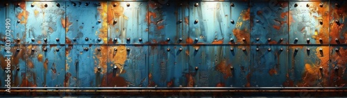 Rusty Iron Wall textured background. Best for HD TV wallpapers.