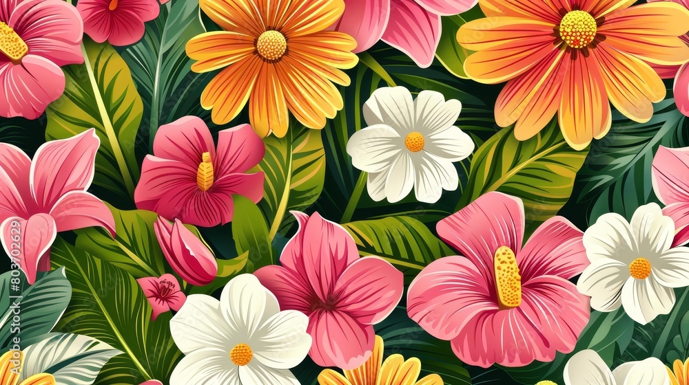 flowers on a white background flowers on a white background