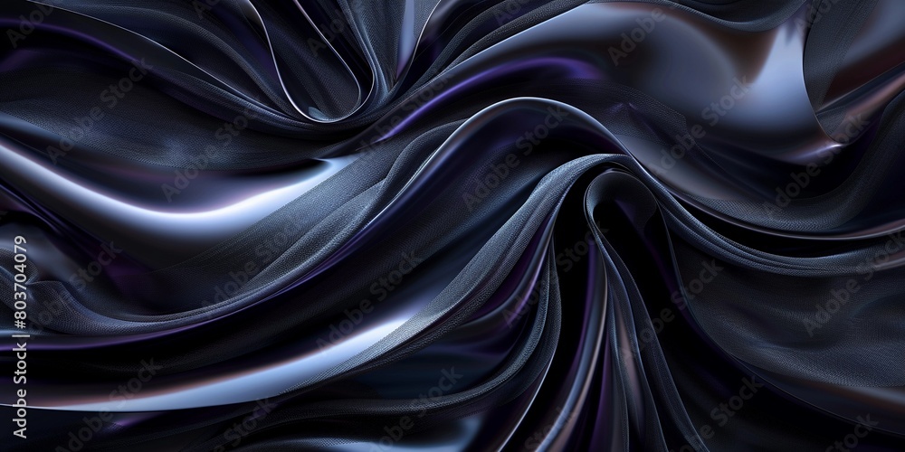 Abstract background in black and dark purple wave style Abstract background in black and dark purple wave style